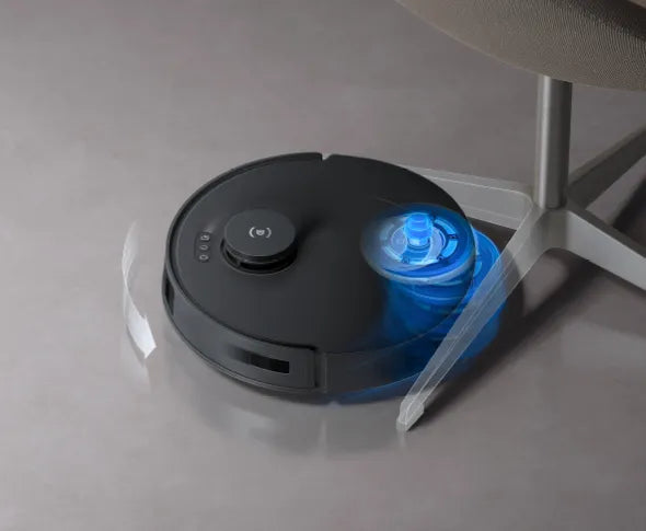 DEEBOT T30 OMNI Aspirateur Robot Laveur Noir avec Cartographie (IA, Mini, Puissant)