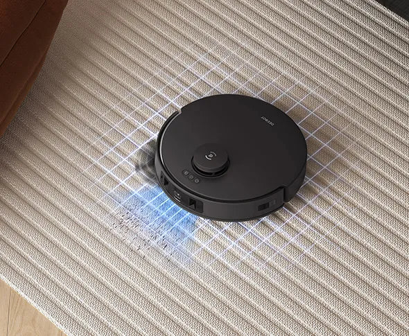 DEEBOT T30 OMNI Aspirateur Robot Laveur Noir avec Cartographie (IA, Mini, Puissant)