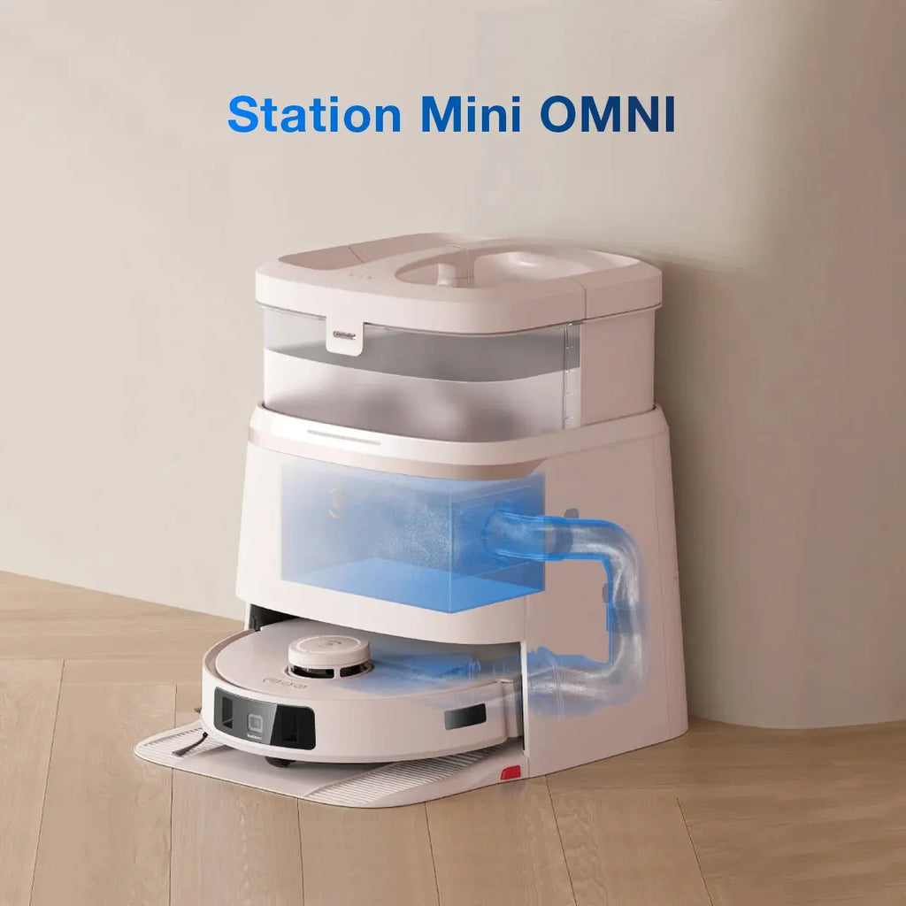 DEEBOT T30 OMNI Aspirateur Robot Laveur Noir avec Cartographie (IA, Mini, Puissant)