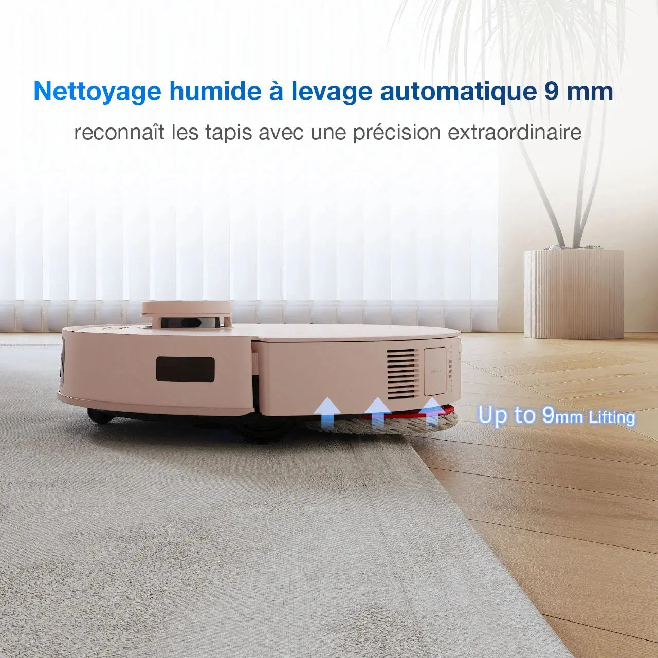 DEEBOT T30 OMNI Aspirateur Robot Laveur Noir avec Cartographie (IA, Mini, Puissant)