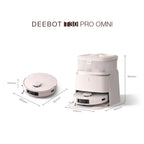 DEEBOT T30 OMNI Aspirateur Robot Laveur Noir avec Cartographie (IA, Mini, Puissant)